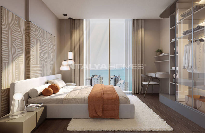 Antalya Muratpaşa'da Deniz Manzaralı 3+1 Daireler 14