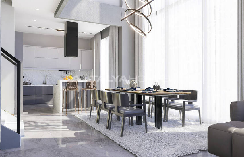 Maisons Élégantes Avec Piscines Et Jardins À Kargicak Alanya 10