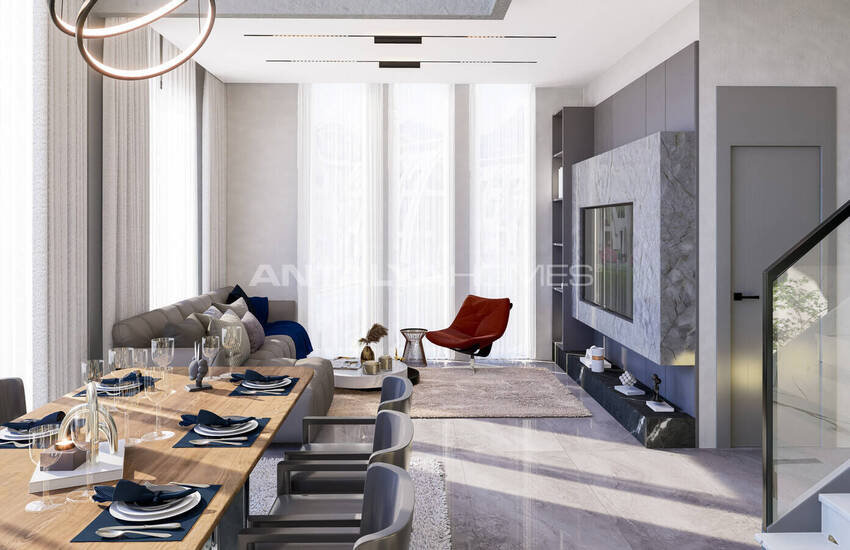 Maisons Élégantes Avec Piscines Et Jardins À Kargicak Alanya 9