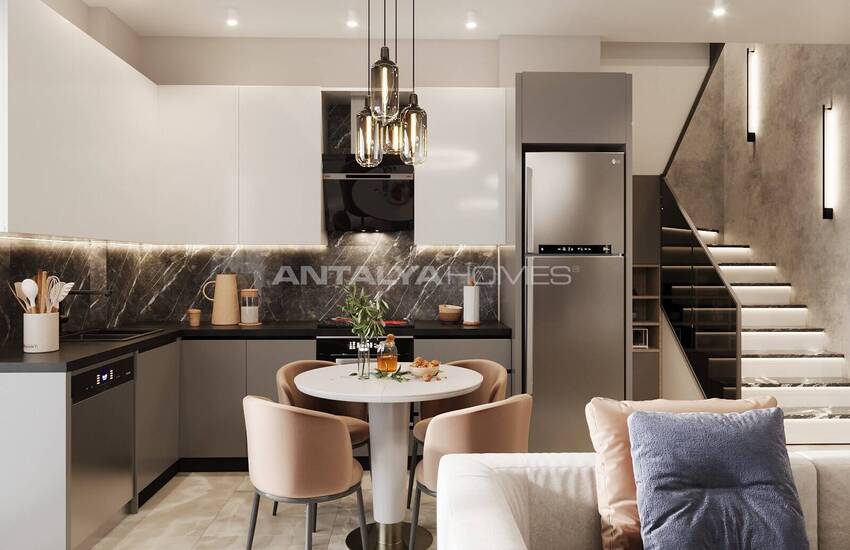 Flats in a Complex with Natural Environment in Alanya Oba 16