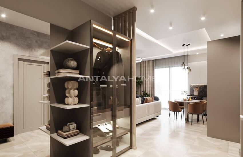 Flats in a Complex with Natural Environment in Alanya Oba 18