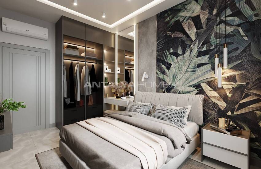 Flats in a Complex with Natural Environment in Alanya Oba 20