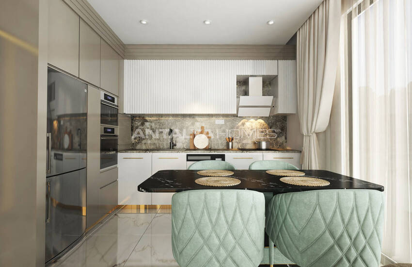 Lägenheter Vid Havet I Ett Komplex Med Rika Faciliteter I Alanya 17