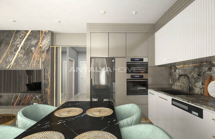 Lägenheter Vid Havet I Ett Komplex Med Rika Faciliteter I Alanya 18