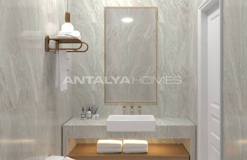 Alanya'da Denize 600 M Uzaklıkta Şık Daireler 13