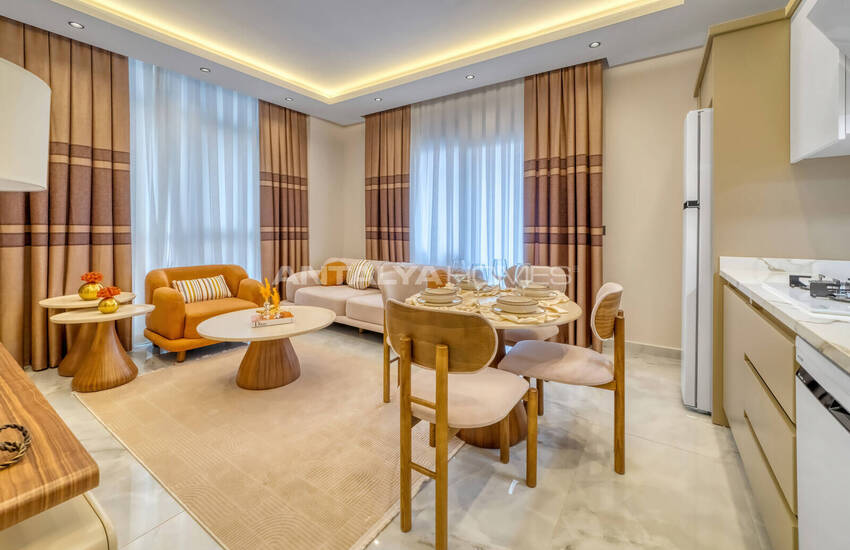 شقق في مجمع بالقرب من البحر في ألانيا 21