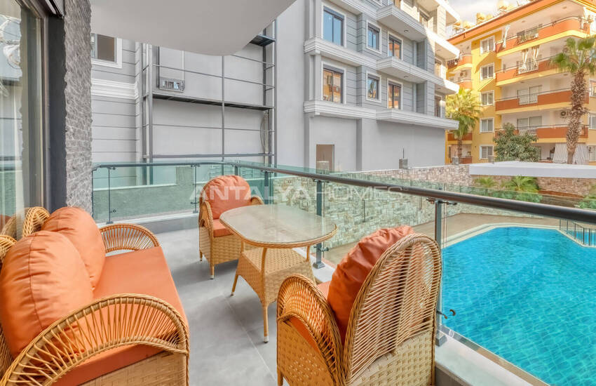 شقق في مجمع بالقرب من البحر في ألانيا 32