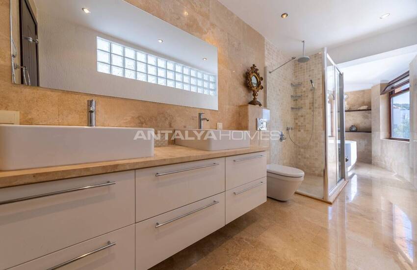 Villa Individuelle De 4 Chambres Avec Piscine À Kalkan Antalya 44