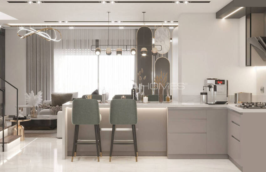 ویلا با استخر خصوصی در نزدیکی دریا در موراتپاشا آنتالیا 26