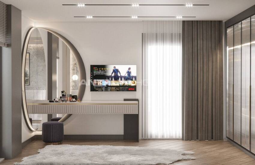 ویلا با استخر خصوصی در نزدیکی دریا در موراتپاشا آنتالیا 41