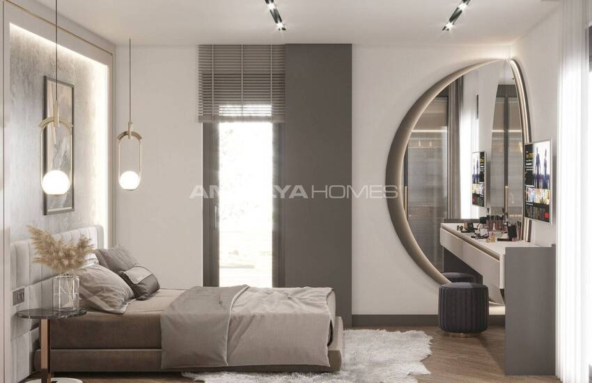 ویلا با استخر خصوصی در نزدیکی دریا در موراتپاشا آنتالیا 42