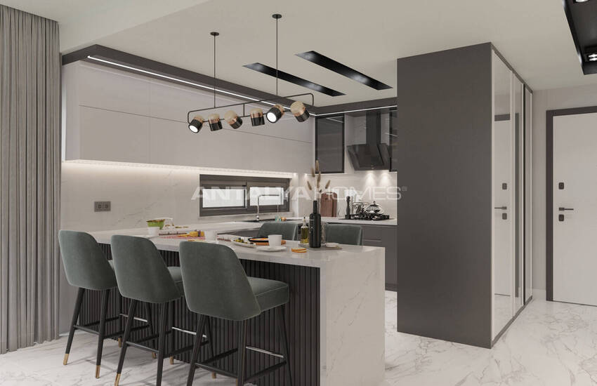 ویلا با استخر خصوصی در نزدیکی دریا در موراتپاشا آنتالیا 23