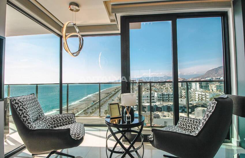 Seafront Flat in a Complex with Amenities in Alanya Mahmutlar 14