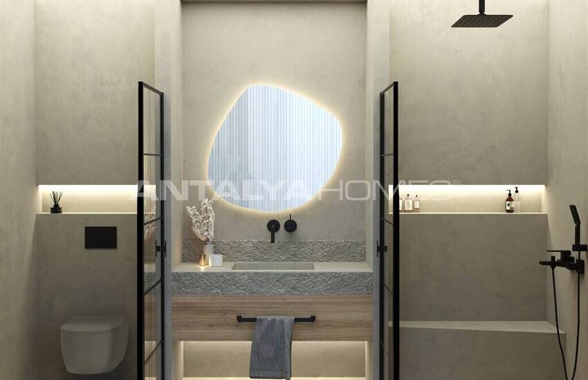 Appartements En Complexe Avec Piscine Et Parking À Alanya Tepe 32