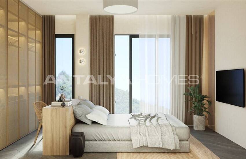 Appartements En Complexe Avec Piscine Et Parking À Alanya Tepe 29