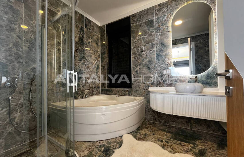 Panoramic Sea View Smart Villas in Alanya Tepe 28