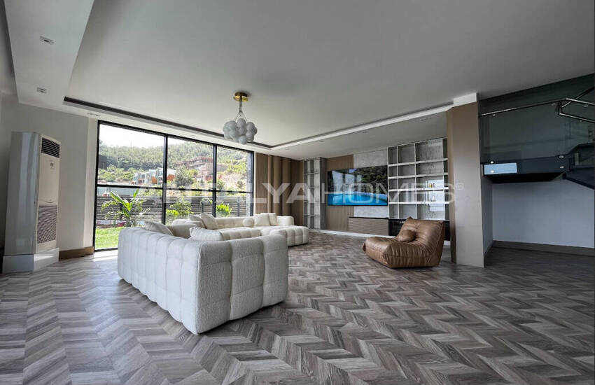 Panoramic Sea View Smart Villas in Alanya Tepe 11