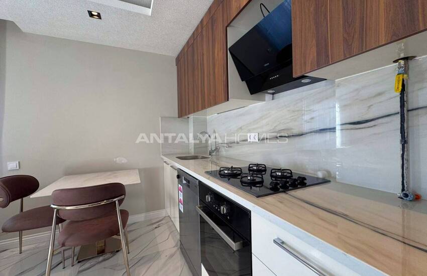 Furnished Apartments in a Complex with Pool in Konyaaltı Antalya 11