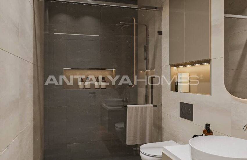 Mountain-view Flats in a Complex with Pool in Konyaalti Antalya 34