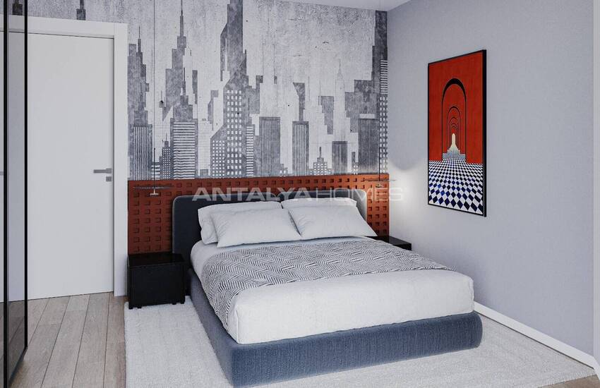 Mountain-view Flats in a Complex with Pool in Konyaalti Antalya 20