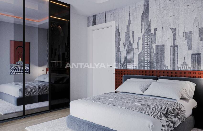 Mountain-view Flats in a Complex with Pool in Konyaalti Antalya 25