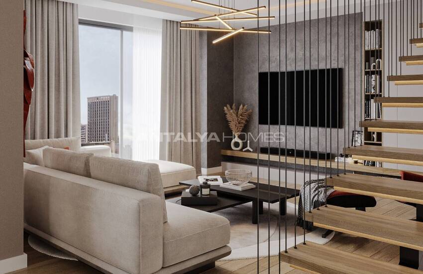 Mountain-view Flats in a Complex with Pool in Konyaalti Antalya 18