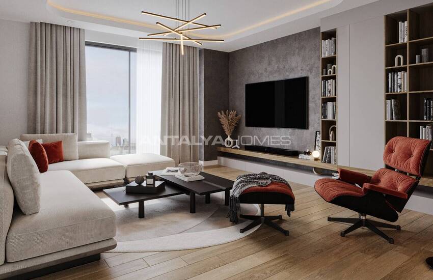 Mountain-view Flats in a Complex with Pool in Konyaalti Antalya 15