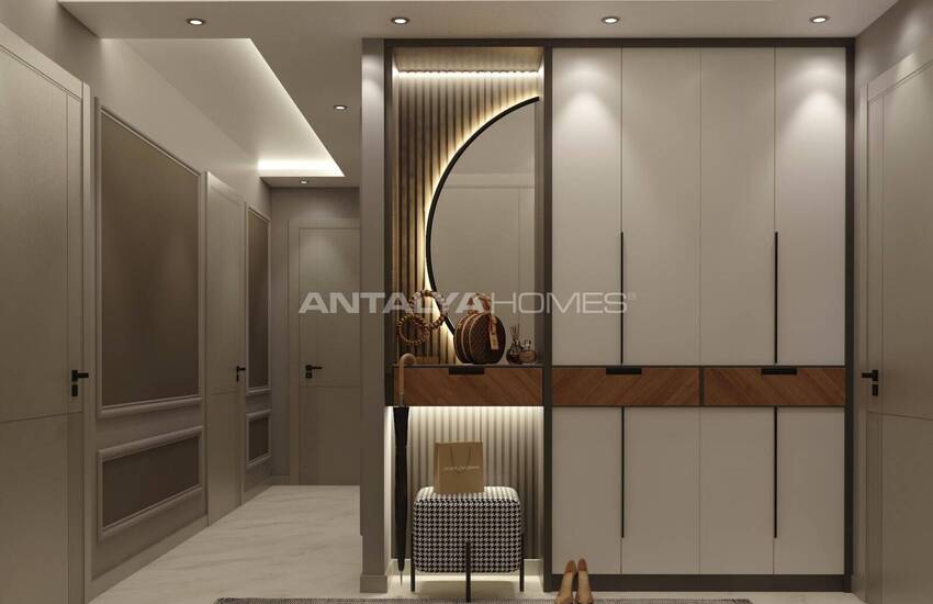 شقق أنيقة في أنطاليا مع مسبح ومواقف سيارات داخلية 26