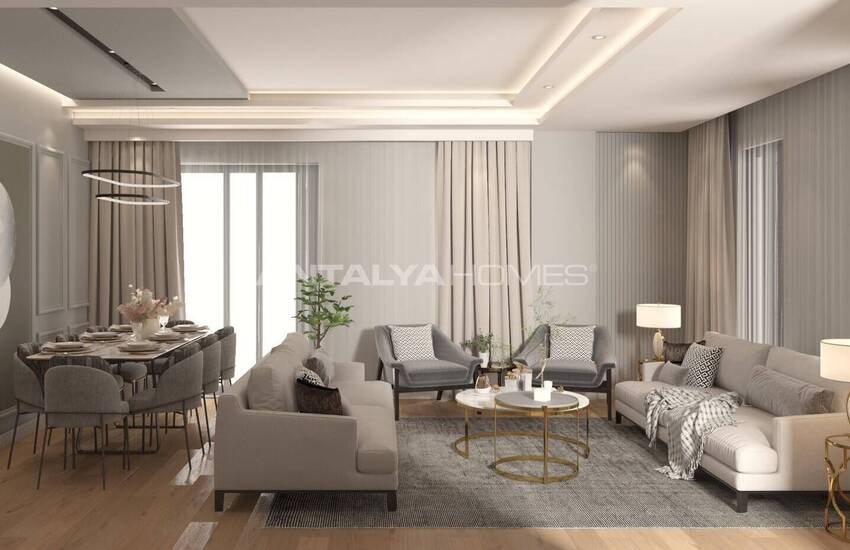 شقق أنيقة في أنطاليا مع مسبح ومواقف سيارات داخلية 25