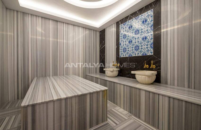 Sea and City-view House with Swimming Pool in Alanya 28