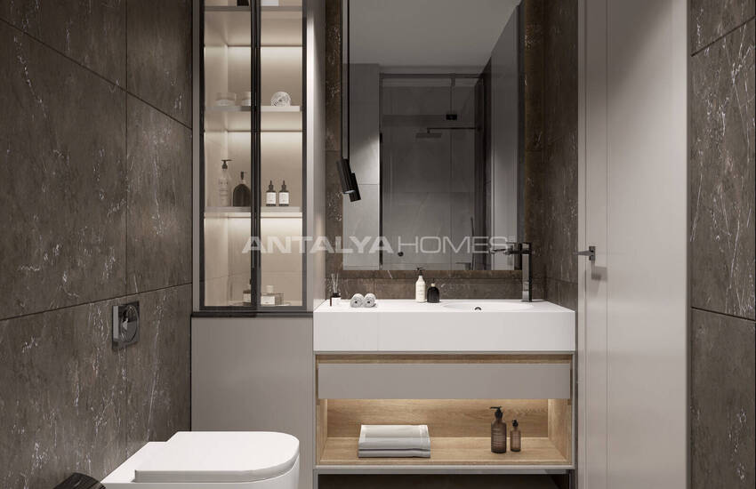 شقق في مجمع سكني بالقرب من الشاطئ في أنطاليا كوندو 20