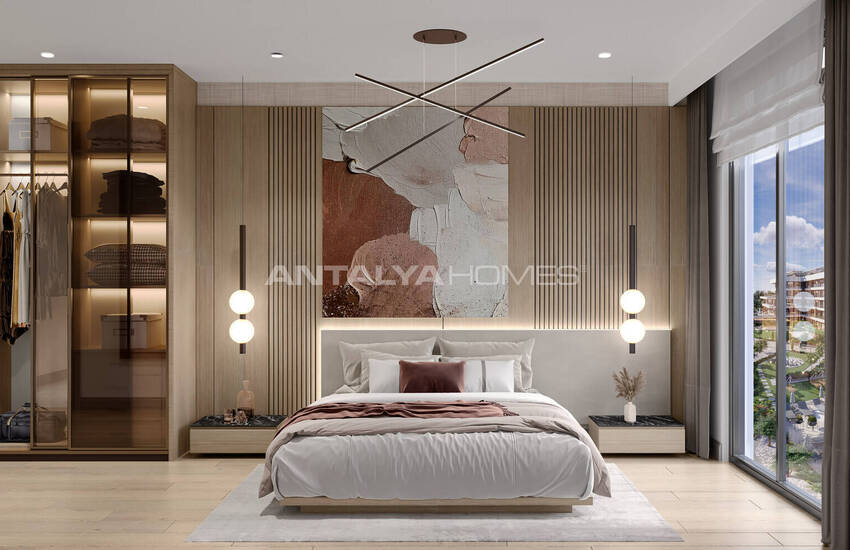 شقق في مجمع سكني بالقرب من الشاطئ في أنطاليا كوندو 18