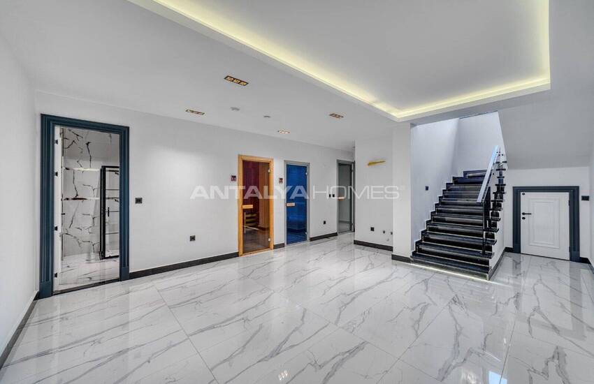Alanya Kargıcak'ta Deniz Manzaralı Şık Tasarımlı Müstakil Villa 16