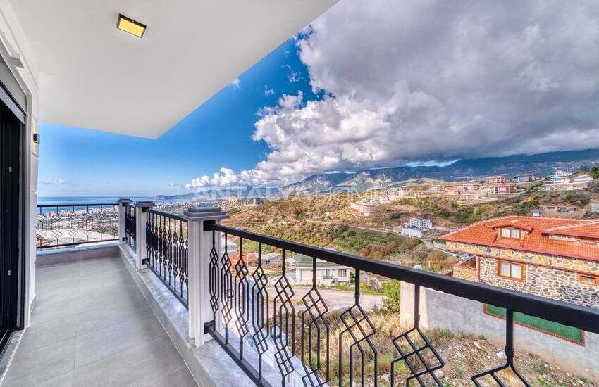 Alanya Kargıcak'ta Deniz Manzaralı Şık Tasarımlı Müstakil Villa 40