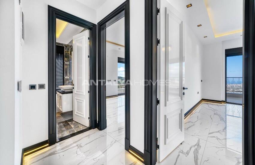 Alanya Kargıcak'ta Deniz Manzaralı Şık Tasarımlı Müstakil Villa 27