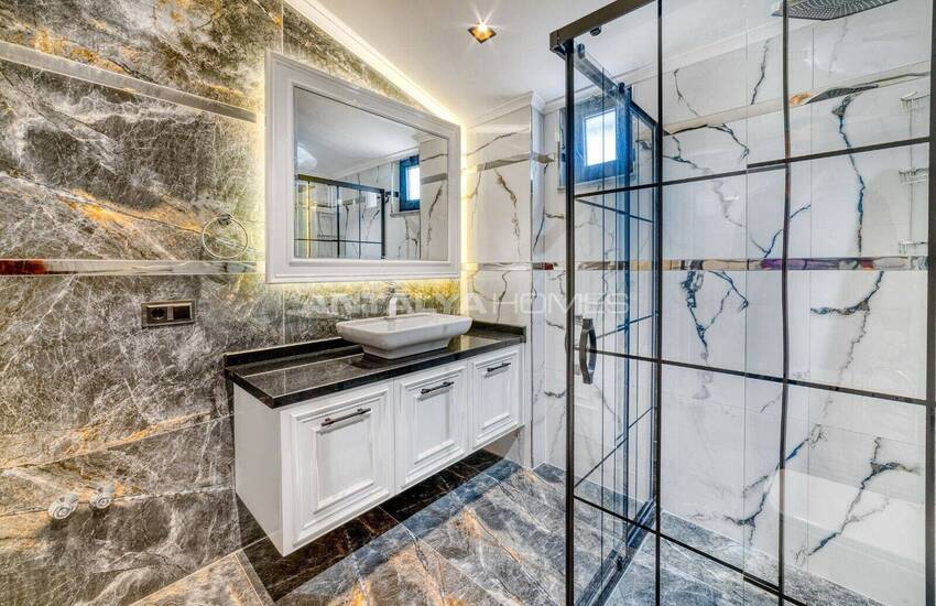 Alanya Kargıcak'ta Deniz Manzaralı Şık Tasarımlı Müstakil Villa 25