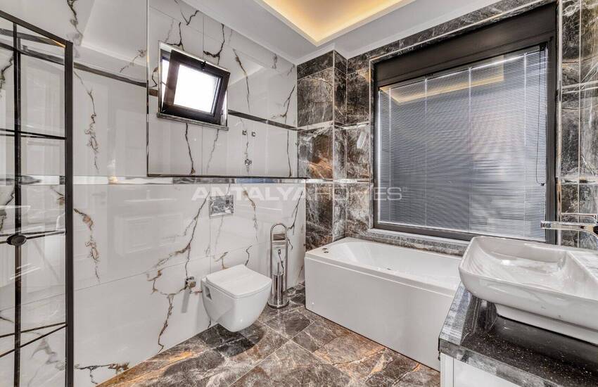 Alanya Kargıcak'ta Deniz Manzaralı Şık Tasarımlı Müstakil Villa 45