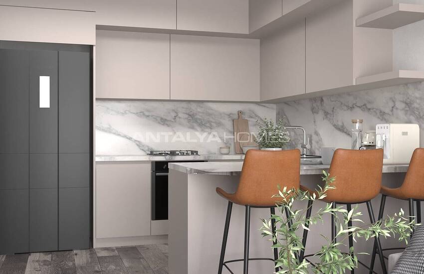 Flats in a Complex with Pool and Parking in Antalya Konyaalti 8