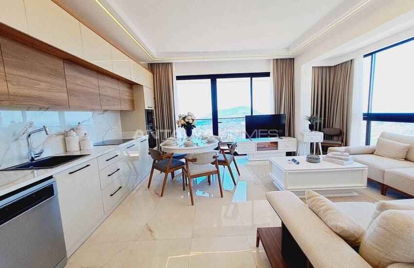 Bezugsfertige Meerblick-wohnungen In Einer Anlage Mit Pool In Alanya 17