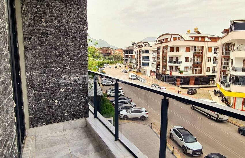 Стильные готовые квартиры в комплексе с бассейном в Алании 38