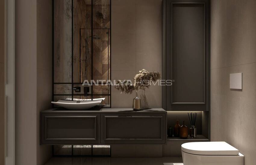 خانه های مستقل با استخرها و باغ های خصوصی در آلانیا 19