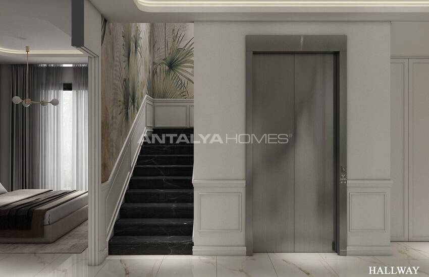 خانه های مستقل با استخرها و باغ های خصوصی در آلانیا 21