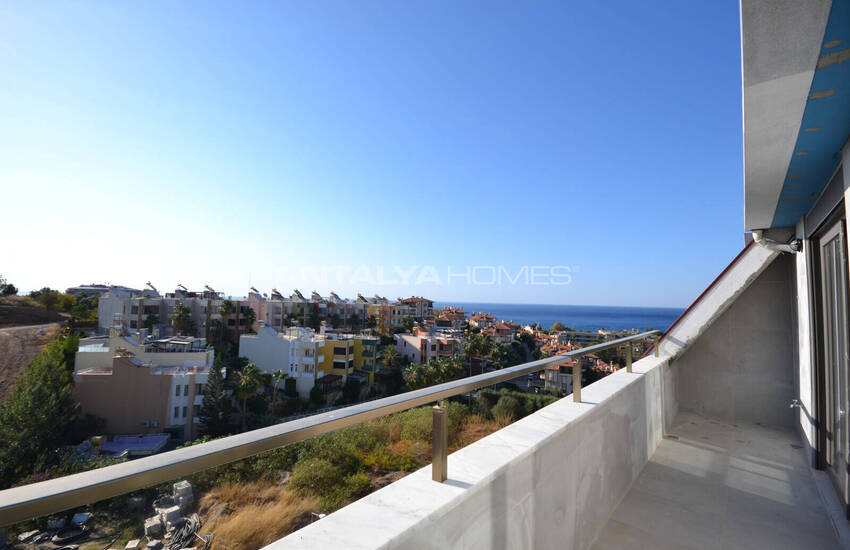 Sea and City View Properties in a Single Block Complex in Alanya