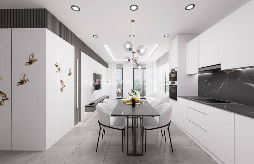 Апартаменты на первой линии пляжа в новом проекте в Алании Турция 18