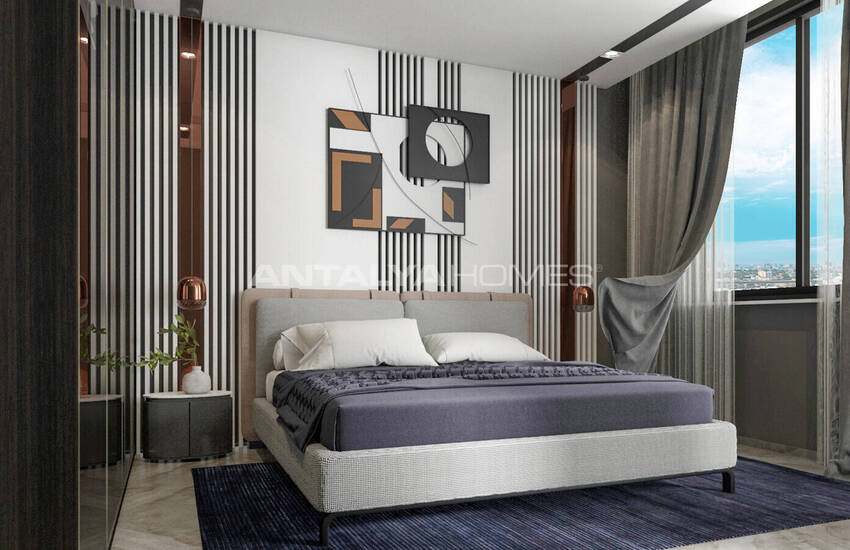 Alanya'da Denize Yakın Havuzlu Sitede Manzaralı Şık Daireler 10