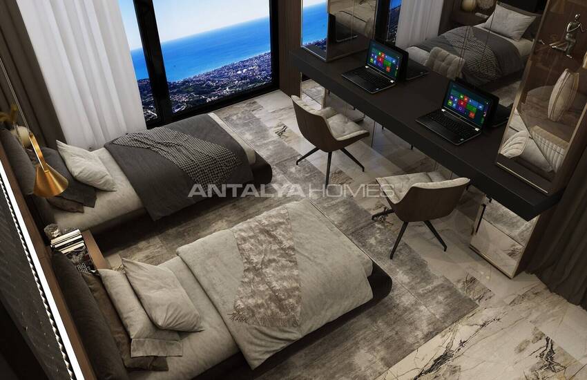 فلل مطلة على البحر مع مسبح خاص في ألانيا أنطاليا 29