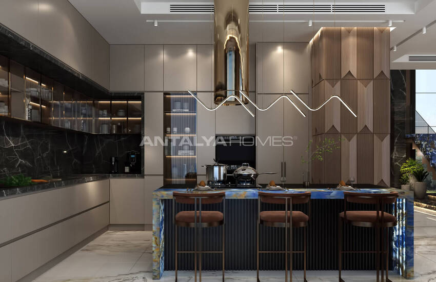 فلل مطلة على البحر مع مسبح خاص في ألانيا أنطاليا 21