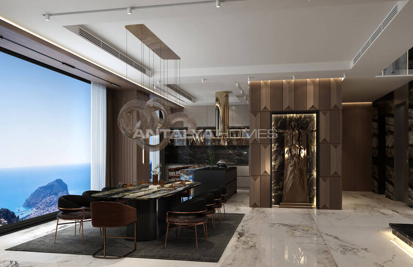 فلل مطلة على البحر مع مسبح خاص في ألانيا أنطاليا 18