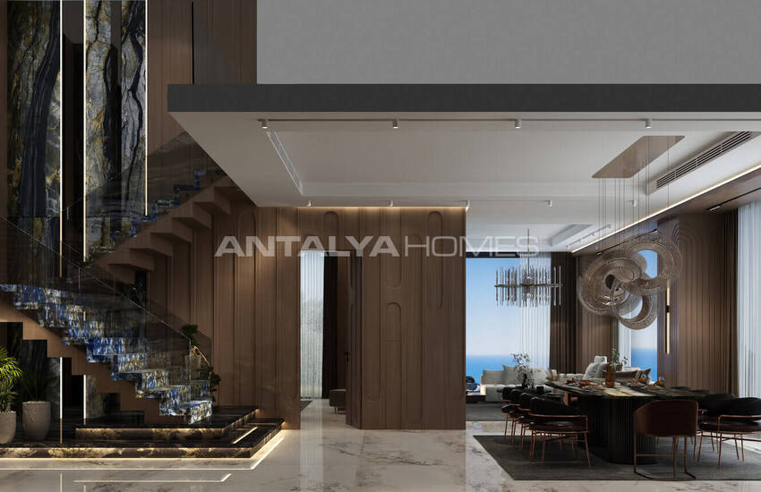 فلل مطلة على البحر مع مسبح خاص في ألانيا أنطاليا 20