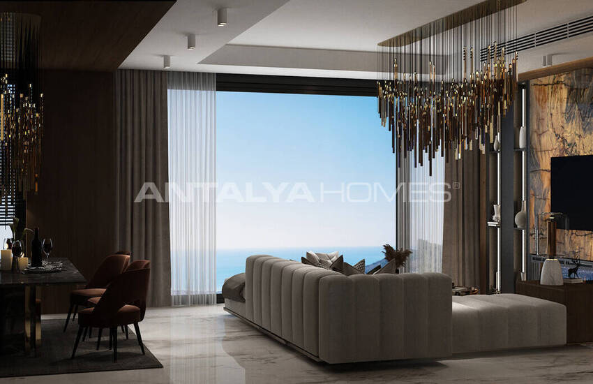 فلل مطلة على البحر مع مسبح خاص في ألانيا أنطاليا 22